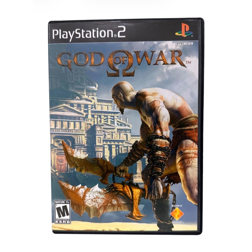God of War PS2 PlayStation 2 Black Label Complete CIB w/ Manual Tested 2005